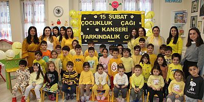 Kreş Öğrencilerinden ‘Çocukluk Çağı Kanserleri Farkındalık Günü’ Kapsamında Anlamlı Etkinlik