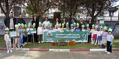 Kreşli Miniklerden ‘Dünya Su Günü ve Orman Haftası’ Etkinliği