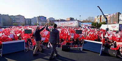 KÜÇÜKÇEKMECE’DE İMAMOĞLU VE ÇEBİ COŞKUSU