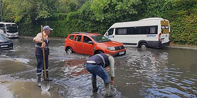 KUVVETLİ YAĞIŞTA SORUN YAŞANMADI