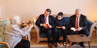 Mansur Yavaş ve Ekrem İmamoğlu'ndan Gönül Özdağ'a ziyaret