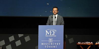 MEF ÜNİVERSİTESİ MEZUNİYET TÖRENİNDE KONUŞTU