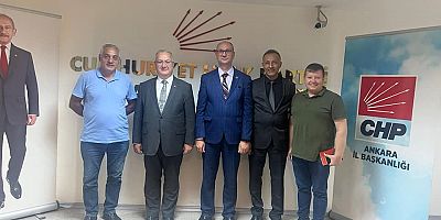 Mersin Balkan'dan CHP Ankara İl Başkanlığı’na Nezaket Ziyareti