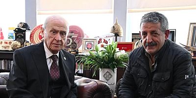 MHP Lideri Devlet Bahçeli, Gani Rüzgar Şavata'yı kabul etti