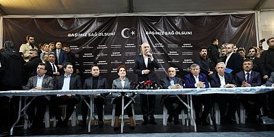 MİLLET İTTİFAKI LİDERLERİ 5000 DEPREMZEDE İLE İFTARDA BULUŞTU