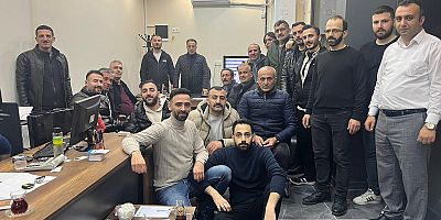 Muhtar Adayı Metin Şahin , azaları ve  İstişare Üyeleri ile bir araya geldi