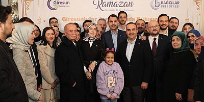 Murat Kurum Giresunlular ile iftar yemeğinde bir araya geldi!