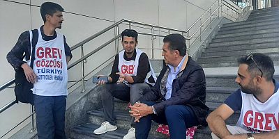 MUSTAFA SARIGÜL'DEN SPUTNİK’TE GREV YAPAN GAZETECİLERE DESTEK ZİYARETİ: “YILLARCA TOPLU SÖZLEŞMELERE İMZA ATMIŞ BİRİSİ OLARAK BUNUN BİR AN ÖNCE SONA ERMESİNİ VE ARKADAŞLARIMIZIN İŞBAŞI YAPMALARINI ARZU EDİYORUM”