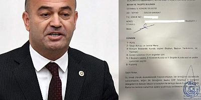 Özgür Karabat: Cumhuriyet Halk Partisi İstanbul İl delegeleri olarak, noter huzurunda olağanüstü il kongresi talebimiz için imzamızı verdik