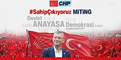 ÖZGÜR ÖZEL: DEMOKRASİYE, ANAYASAYA SAHİP ÇIKMAK İÇİN TÜM YURTTAŞLARIMIZI 14 OCAK SAAT 13.00’TE ANKARA'YA MİTİNGİMİZE DAVET EDİYORUZ