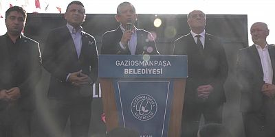 Özgür Özel Gaziosmanpaşa Belediyesi'nde... Özel: Belediyenin kasasından bir lira para çıktıysa bugün siyaseti bırakıyorum