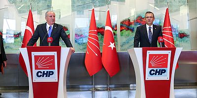 Özgür Özel, Memleket Partisi Genel Başkanı Muharrem İnce ile bir araya geldi.