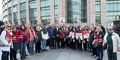 Rasim Şişman,destek için Çağlayan Adliyesi'nde