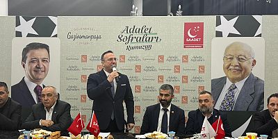 Saadet Partisi Gaziosmanpaşa’dan “Adalet Sofraları” Konseptli İftar Programı