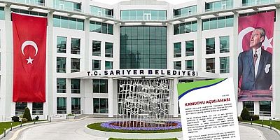 Sarıyer Belediyesi’nden Kamuoyu Açıklaması: İddialar İçin Teftiş Süreci Başlatıldı
