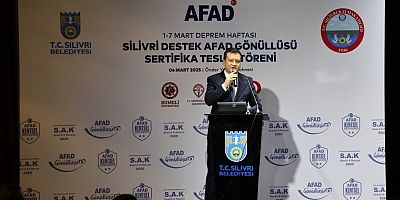 Silivri AFAD Gönüllüsü Sertifika Dağıtım Töreni Düzenlendi