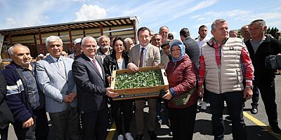 Silivri Belediye Başkanı Bora Balcıoğlu ve İBB'den Çiftçilere Fide Desteği