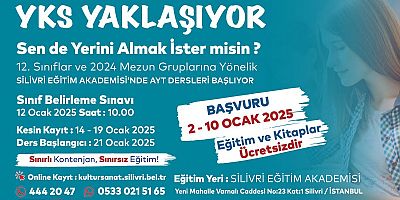 Silivri Belediyesi Eğitim Akademisi'nde Ücretsiz AYT Dersleri Başlıyor!