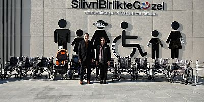 Silivri Belediyesi Engelli Vatandaşlara Yardım Malzemesi Desteğinde Bulundu