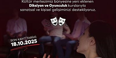Silivri Belediyesi’nden Yeni Diksiyon ve Oyunculuk Kursları