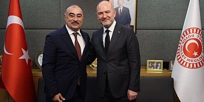 Süleyman Soylu, Azerbaycan'ın Ankara Büyükelçisi Reşad Memmedov'u TBMM'de Ağırladı