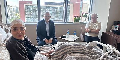 Süleyman Soylu’dan Cumhurbaşkanı Başdanışmanı Saadet Oruç’a Geçmiş Olsun Ziyareti