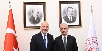 Süleyman Soylu’dan Ulaştırma Bakanı Uraloğlu’na Ziyaret ve Teşekkür Mesajı