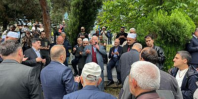 Süleyman Soylu, Emine Çift’i Son Yolculuğuna Uğurladı