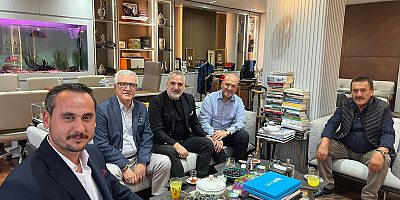 Süleyman Soylu, Ordu Dernekler Federasyonu Genel Başkan Vekili Ertuğrul Köleoğlu ve Beraberindeki Misafirleri Ağırladı