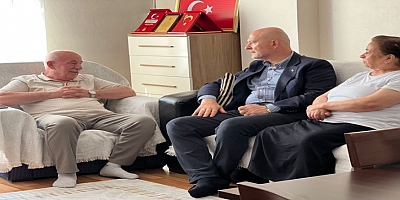 Süleyman Soylu, Şehit Nuri Şener'in Ailesini Şişli'de Ziyaret Etti