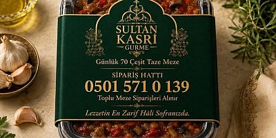 Sultan Kasrı Gurme Çok Yakında 70 Çeşit Soğuk Meze ile Online Satışa Başlıyor