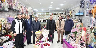 Sultangazi Belediye Başkanı Abdurrahman , Beşyıldız Çiçekçiliği Ziyaret Etti
