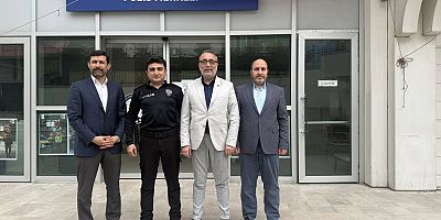 SULTANGAZİ İSMETPAŞA MAHALLESİ MUHTARI İSMAİL KARCIOĞLU’NDAN POLİS HAFTASI ZİYARETİ