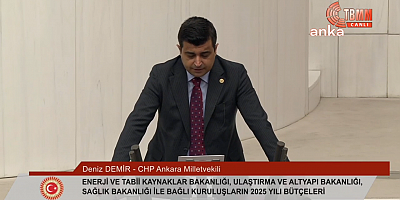 TBMM Genel Kurulu... CHP'li Demir: 