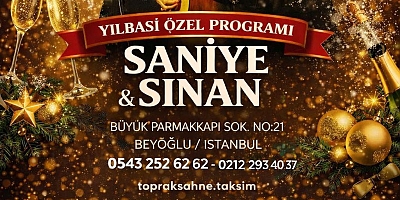 Toprak Türkü Evi’nde Yılbaşı Coşkusu: Saniye Yılmaz ve Sinan Kutlucan Sahne Alıyor