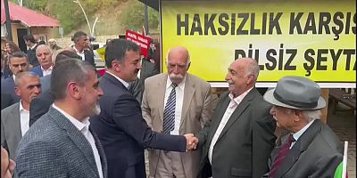 TUNCELİ’DE CEMEVİNDEN İSRAİL’E PROTESTO, FİLİSTİN’E DESTEK