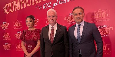 Umut Öztürk , İstanbul Valiliği’nde Cumhuriyet Balosu’na katıldı