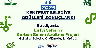 Üsküdar Belediyesi’ne KentFest’ten Çevre Ödülü
