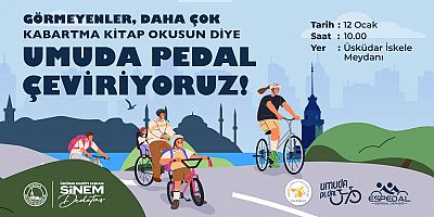 ÜSKÜDAR’DA UMUDA PEDAL ETKİNLİĞİ