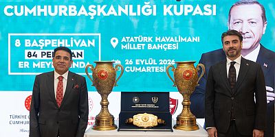YAĞLI GÜREŞ CUMHURBAŞKANLIĞI KUPASI ÖNCESİ BASIN TOPLANTISI GERÇEKLEŞTİRİLDİ 