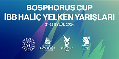 YELKENLİLER HALİÇ’TE SUYA İNİYOR