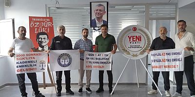 Yeni Parti Sultangazi İlçe Başkanlığı, Emeklilikte Adalet Derneği Temsilcilerini Ağırladı