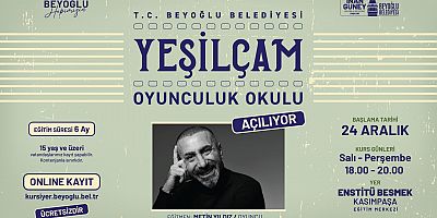 Yeşilçam Oyunculuk Okulu için Kayıtlar Başladı!