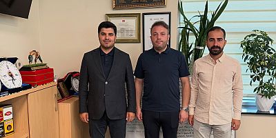 Yunus Emre Yıldız’dan Mustafa Yiğit’e Yeni Görevinde Tebrik Ziyareti