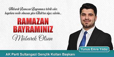 Yunus Emre Yıldız'dan Ramazan Bayramı Mesajı