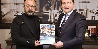 Yusuf Eker, Başkan Balcıoğlu’na Silivri Rehber Dergisi Takdim Etti