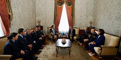 ZABITA TEŞKİLATINI AĞIRLADI