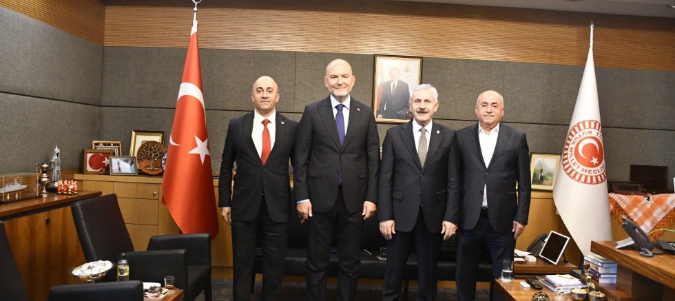 TBMM İçişleri Komisyonu Başkanı Süleyman Soylu, Gazi Meclis'te Misafirlerini Ağırladı
