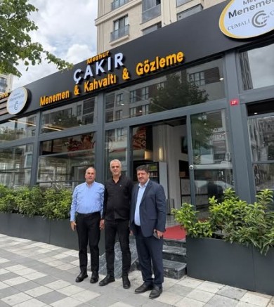 Yakup Dalkılıç ve Durmuş Korkmaz’dan Çakır Menemen’e Hayırlı Olsun Ziyareti