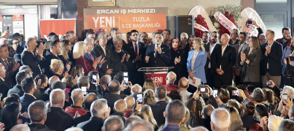YENİ Parti Tuzla İlçe Başkanlığı Açıldı: Bini Aşkın Tuzlalı Açılışa Katıldı